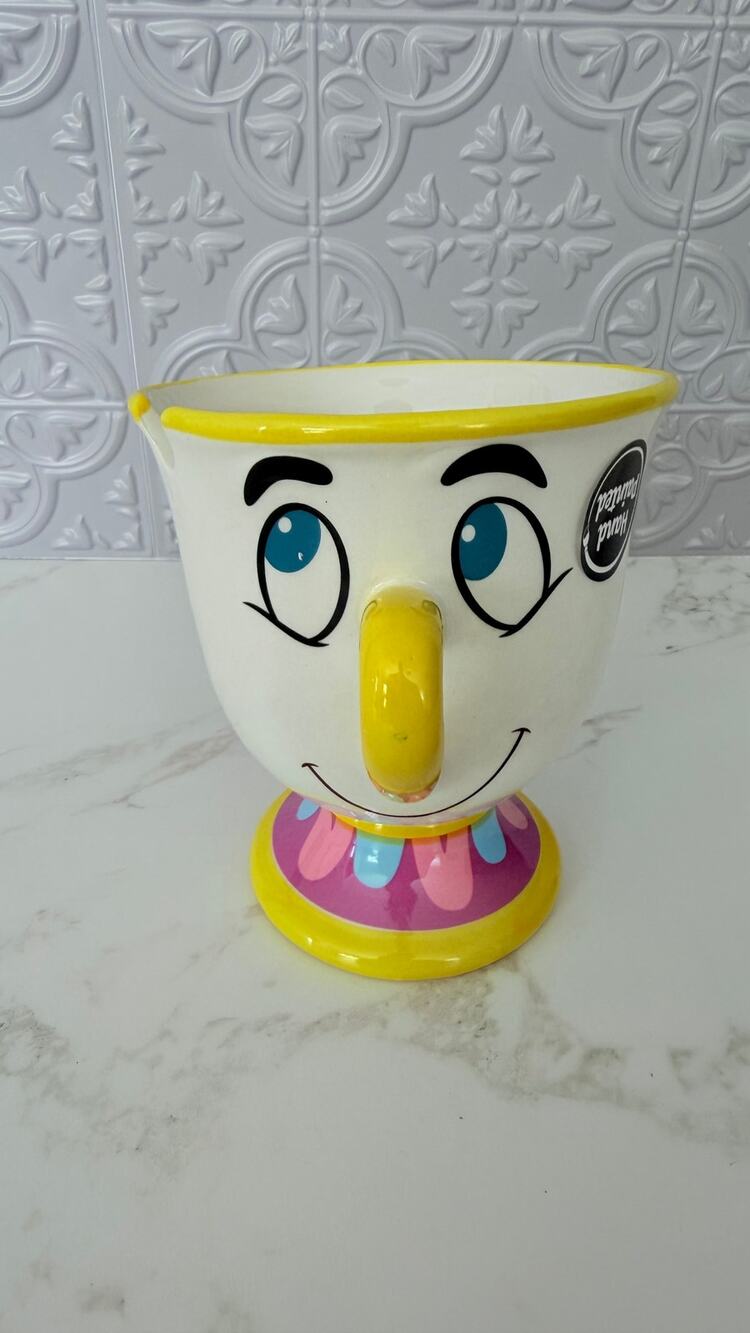 Disney Beauty and the Beast Chip 3D Figural Ceramic Mug 18oz NWT